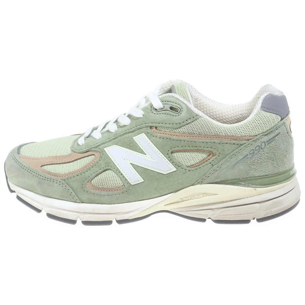 New Balance(ニューバランス) U990GT4 USA製 スエード メッシュ ローカットスニーカー グリーン US9.5/27.5cm