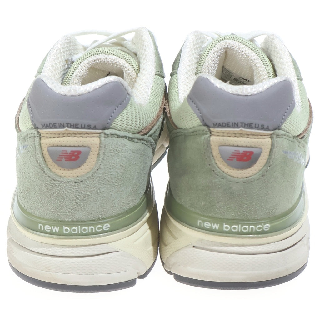 New Balance(ニューバランス) U990GT4 USA製 スエード メッシュ ローカットスニーカー グリーン US9.5/27.5cm
