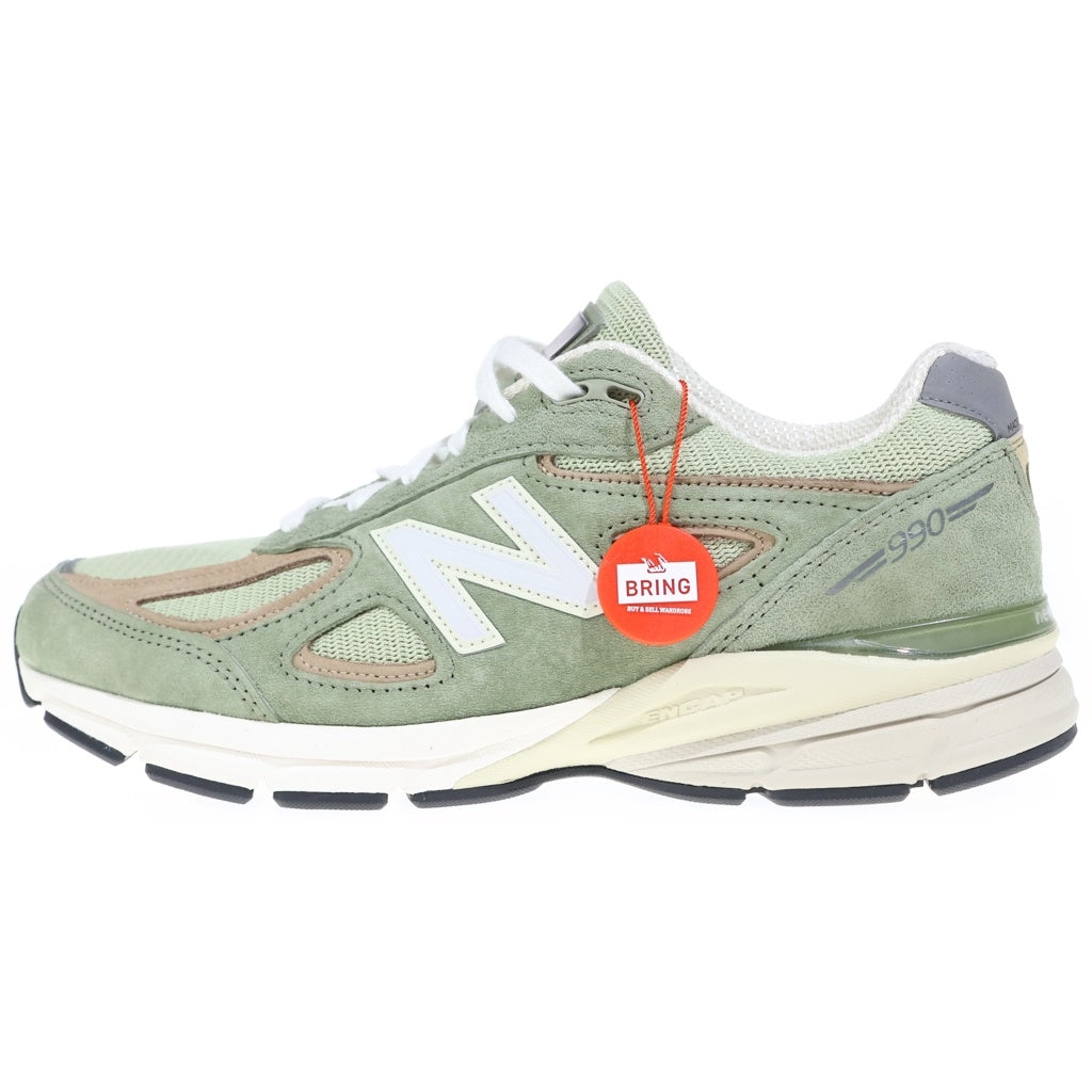 New Balance(ニューバランス) U990GT4 スエードメッシュ ローカットスニーカー グリーン US9.5/27.5cm