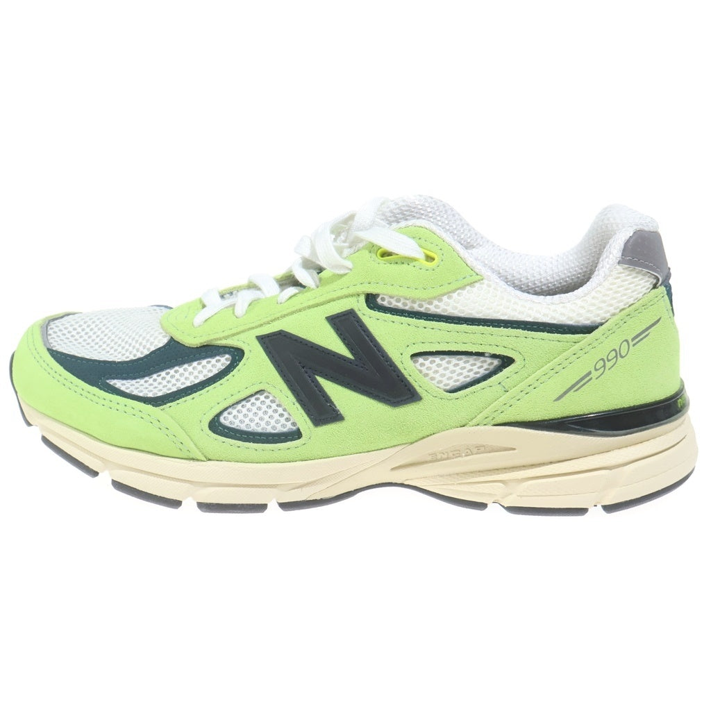 New Balance(ニューバランス) U990NB4 USA製 スエードメッシュ ローカットスニーカー グリーン US9/27cm