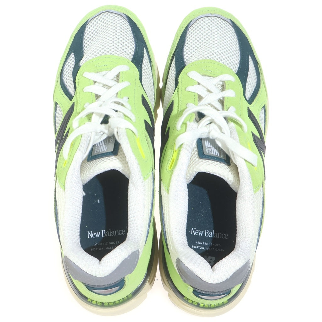 New Balance(ニューバランス) U990NB4 USA製 スエードメッシュ ローカットスニーカー グリーン US9/27cm