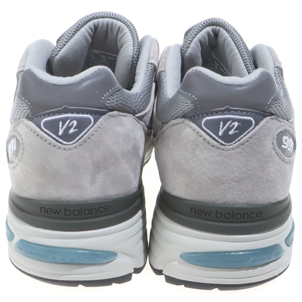 New Balance(ニューバランス) U991GL2 USA製 スエードメッシュ ローカットスニーカー グレー US9/27cm