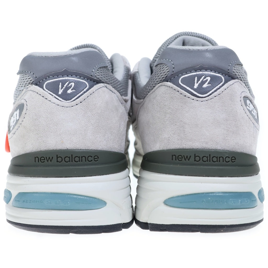 New Balance(ニューバランス) U991GL2 スエードメッシュ ローカットスニーカー グレー US9/27cm