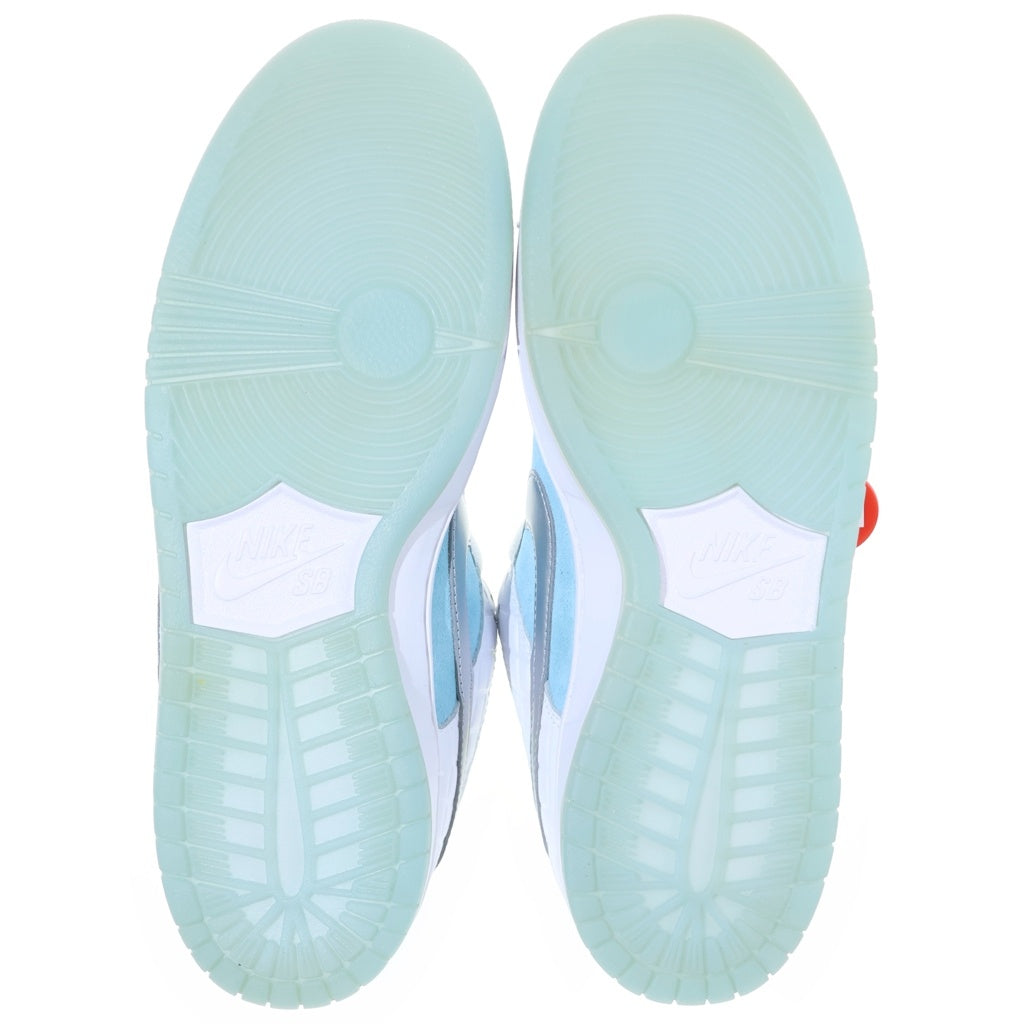 NIKE SB(ナイキエスビー) ×FTC DUNK LOW ダンク ローカットスニーカー ホワイト/ブルー US8.5/26.5cm DH7687-400