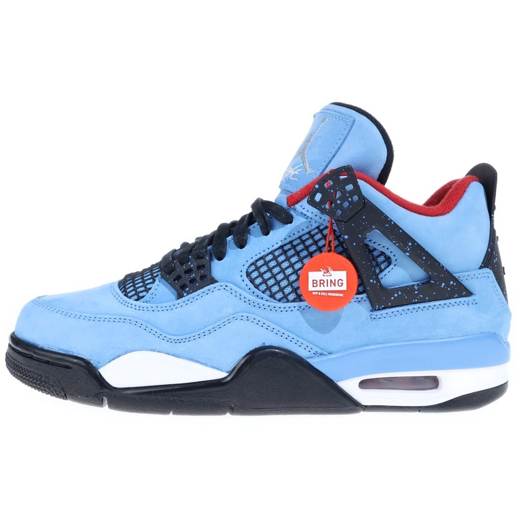 NIKE(ナイキ) ×TRAVIS SCOTT AIR JORDAN 4 RETRO CACTUS JACK トラヴィススコット エアジョーダン4 レトロ ハイカットスニーカー カクタスジャック US8.5/26.5cm 308497-406