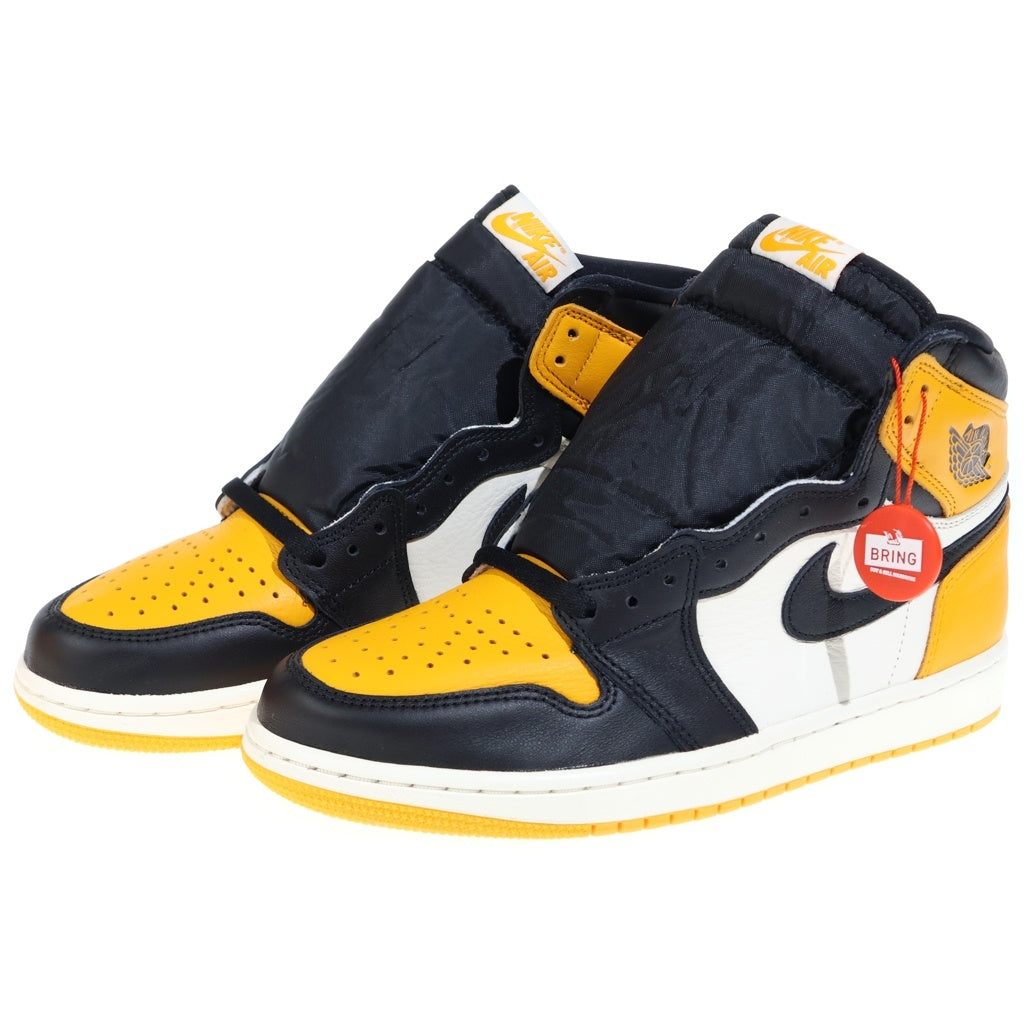 NIKE(ナイキ) AIR JORDAN 1 RETRO HIGH OG TAXI エアジョーダン 1 レトロ タクシー ハイカットスニーカー イエロー/ブラック US8.5/26.5cm 555088-711