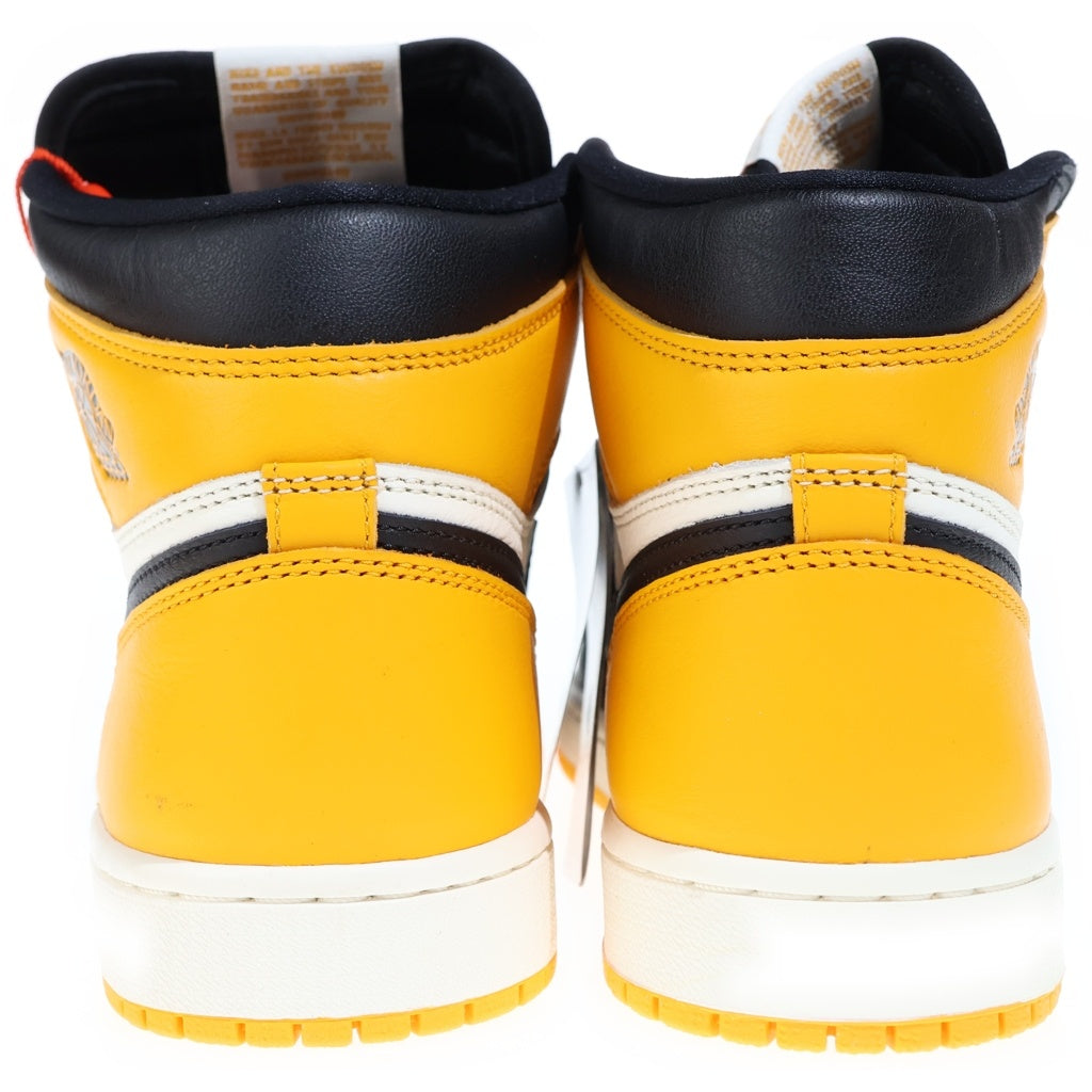NIKE(ナイキ) AIR JORDAN 1 RETRO HIGH OG TAXI エアジョーダン 1 レトロ タクシー ハイカットスニーカー イエロー/ブラック US8.5/26.5cm 555088-711