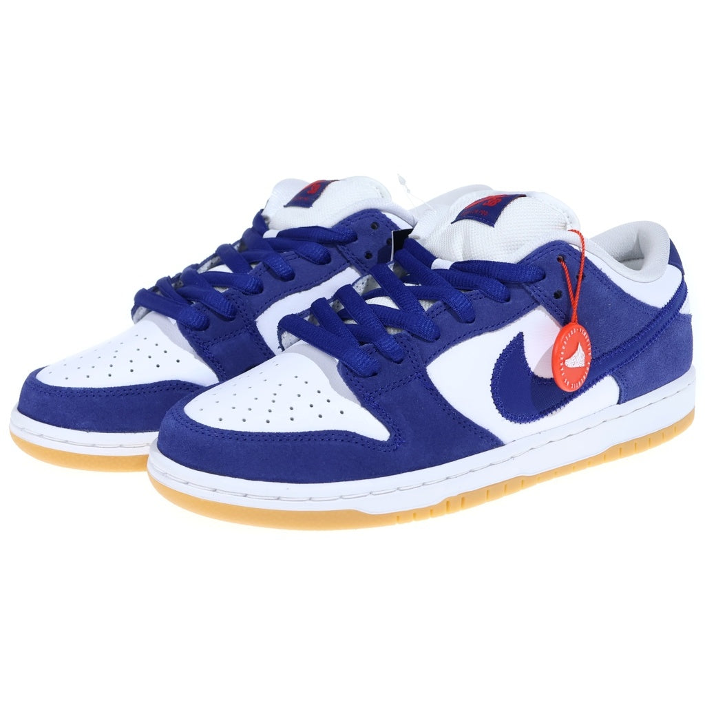 NIKE SB(ナイキエスビー) DUNK LOW PRO PRM LOS ANGELES DODGERS ダンク ロサンゼルス ドジャーズ ローカットスニーカー ホワイト/ブルー US8.5/26.5cm DO9395-400