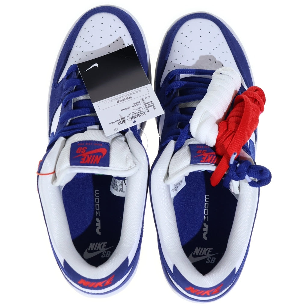 NIKE SB(ナイキエスビー) DUNK LOW PRO PRM LOS ANGELES DODGERS ダンク ロサンゼルス ドジャーズ ローカットスニーカー ホワイト/ブルー US8.5/26.5cm DO9395-400