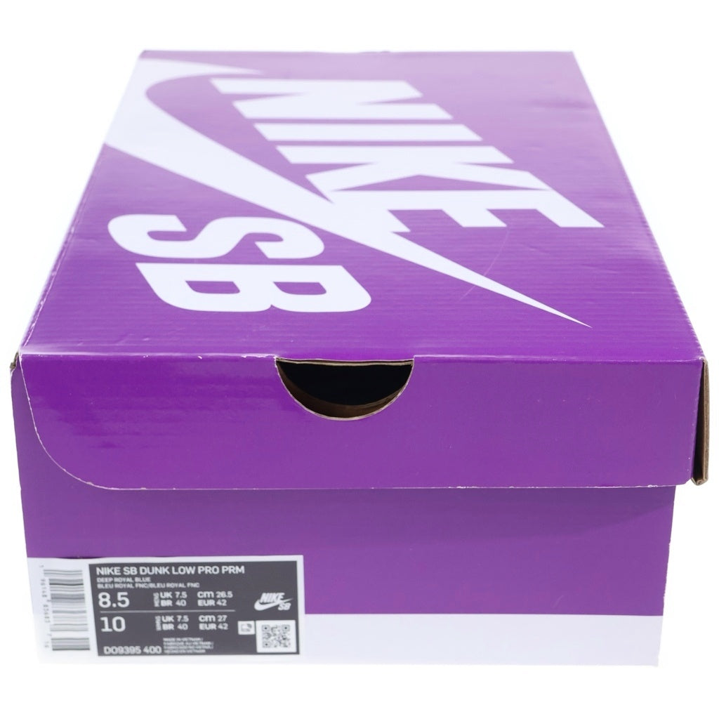 NIKE SB(ナイキエスビー) DUNK LOW PRO PRM LOS ANGELES DODGERS ダンク ロサンゼルス ドジャーズ ローカットスニーカー ホワイト/ブルー US8.5/26.5cm DO9395-400