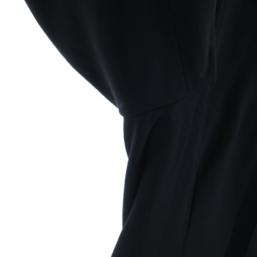 Yohji Yamamoto POUR HOMME(ヨウジヤマモト プールオム) 21AW ウールギャバジン ボアフード 3WAY ジャケット ブラック HX-J17-100