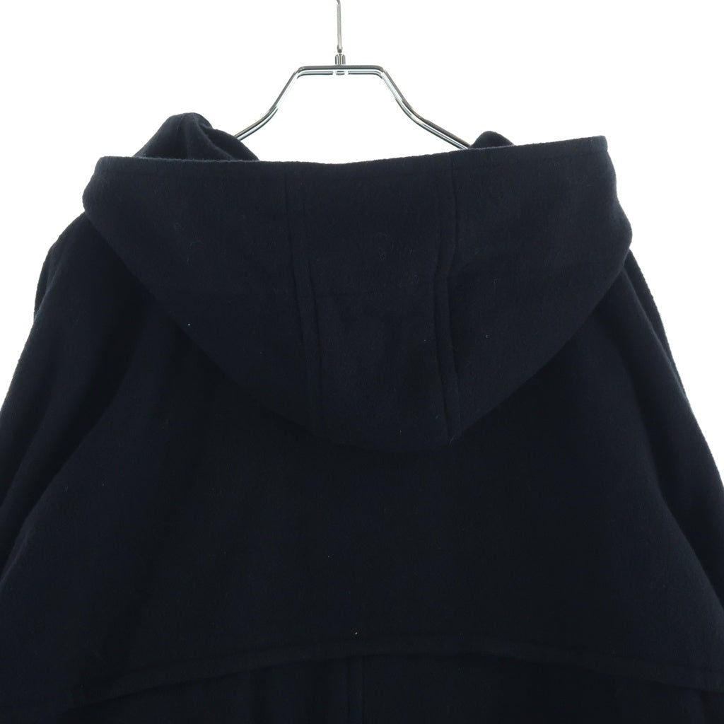 Yohji Yamamoto POUR HOMME(ヨウジヤマモト プールオム) 19AW 4B ウール ダブルフーデッドコート ブラック HC-C12-108