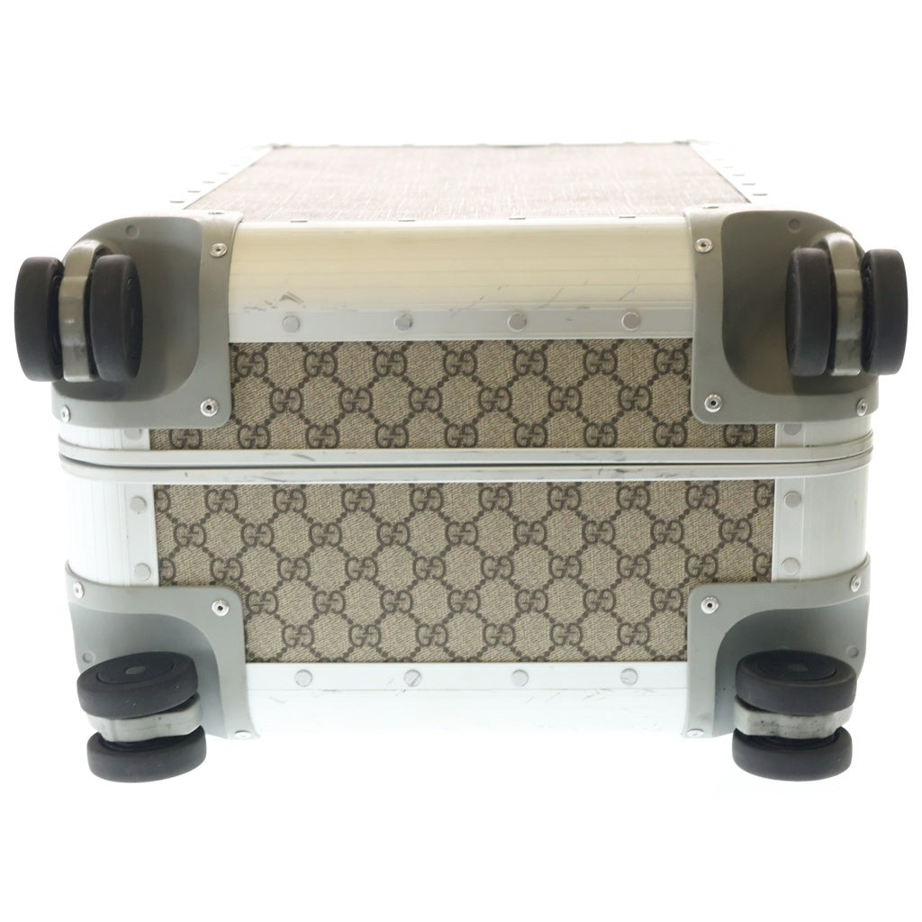 GUCCI(グッチ) キャビン トロリー GGスプリーム スーツケース ベージュ/シルバー 743841 9AACF 8167 レディース