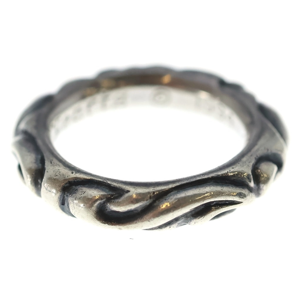 CHROME HEARTS(クロムハーツ) SCRL BAND スクロールバンド リング シルバー BCA351