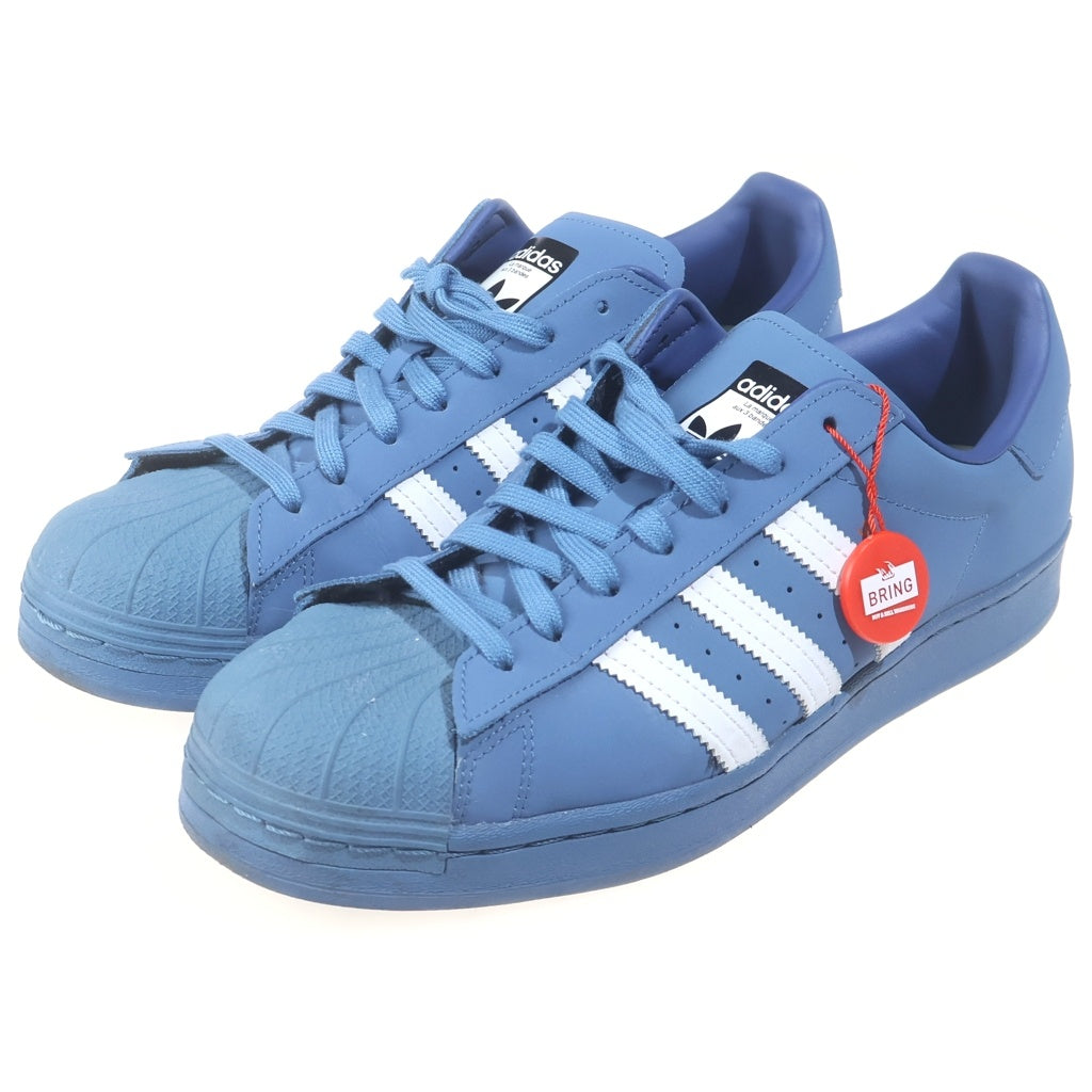 adidas(アディダス) ×DAIKI TSUNETA ×ATMOS SUPERSTER 常田大希 アトモス スーパースター ローカットスニーカー ブルー US10.5/28.5cm H06346
