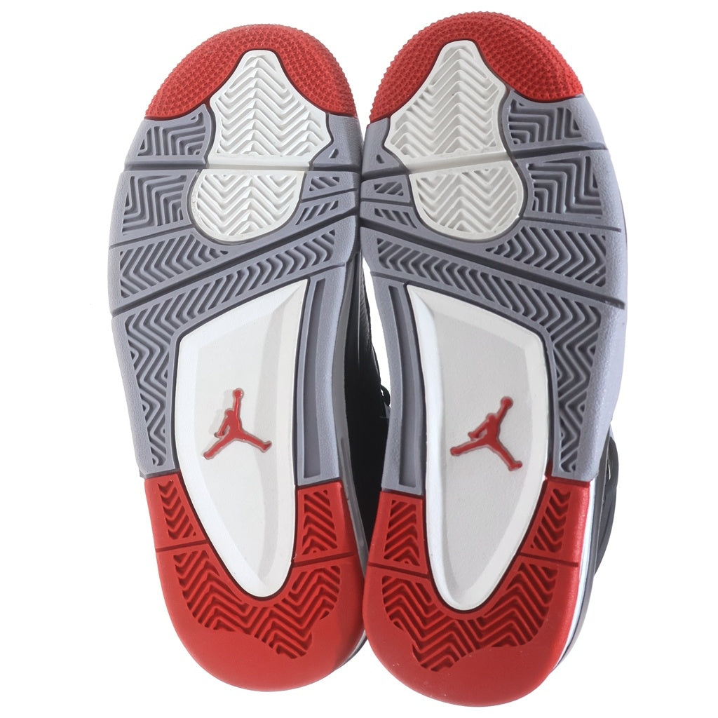 NIKE(ナイキ) AIR JORDAN 4 RETRO GS BRED REIMAGINED エアジョーダン4 レトロ ブレッド リイマジンド ハイカットスニーカー レディース ブラック US4Y/23cm FQ8213-006