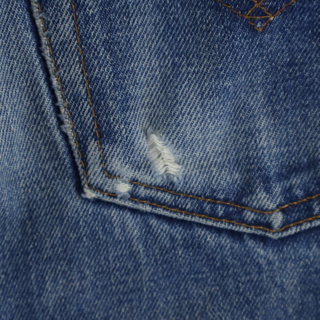 Levi's(リーバイス) 80S VINTAGE 505-0217 ボタン裏532 スモールE ヴィンテージ USA製 ジップフライ ストレートデニムパンツ インディゴ