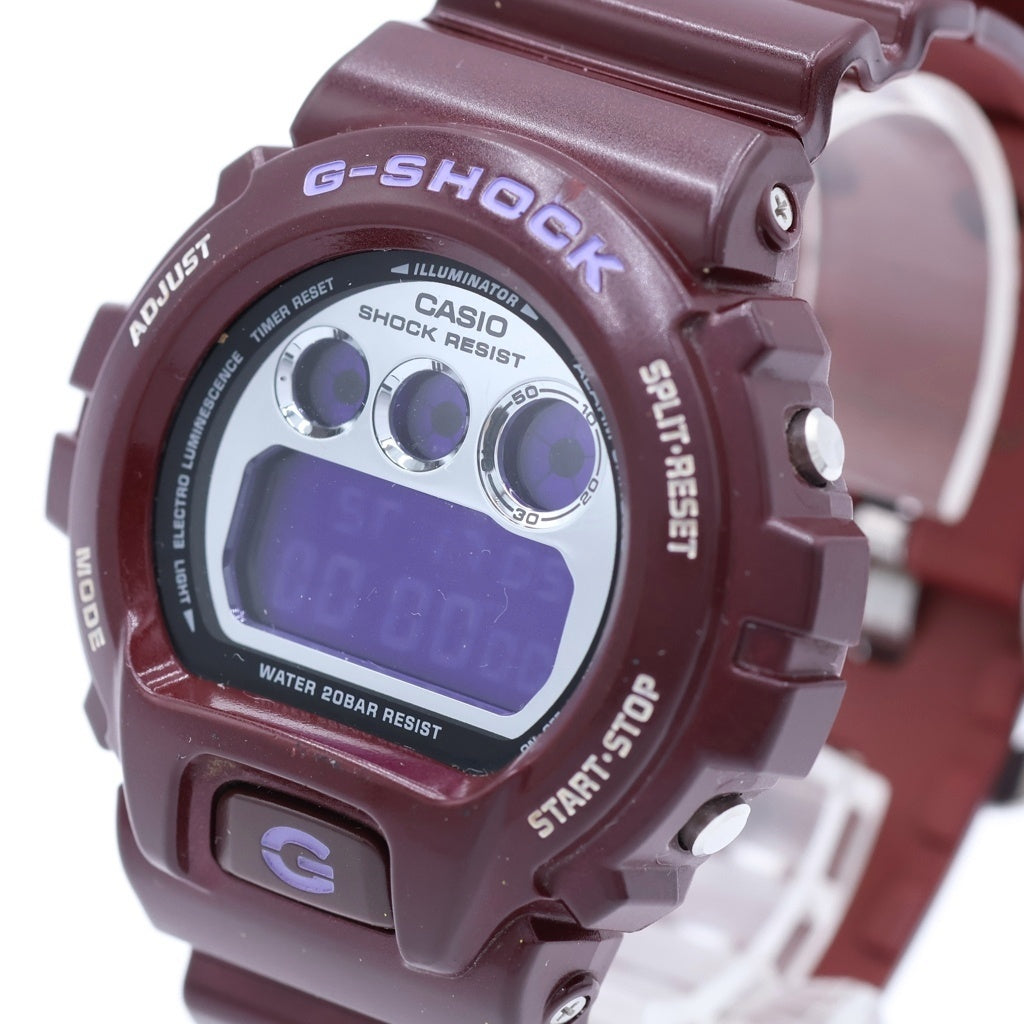 CASIO G-SHOCK(カシオ ジーショック) METALLIC COLORS メタリックカラーズ デジタルウォッチ 腕時計 ボルドー DW-6900SB-4JF