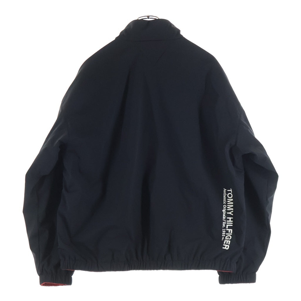TOMMY HILFIGER(トミーヒルフィガー) リバーシブル フリース ポリエステル ジャケット ブラック/レッド