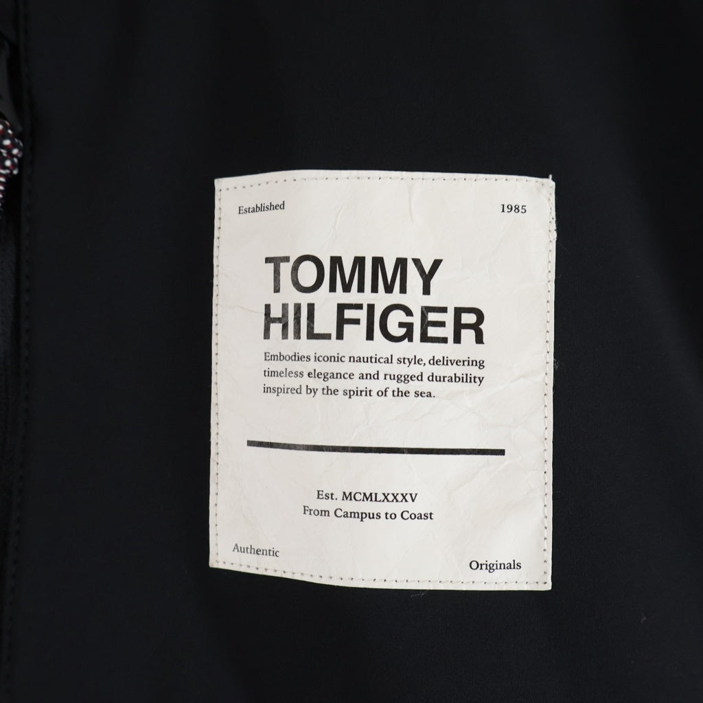 TOMMY HILFIGER(トミーヒルフィガー) リバーシブル フリース ポリエステル ジャケット ブラック/レッド