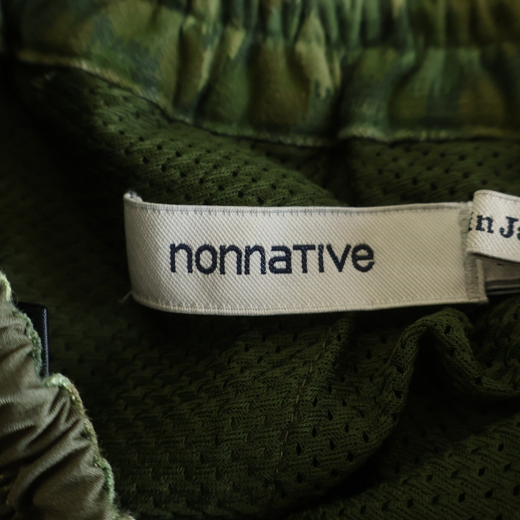 nonnative(ノンネイティブ) TROOPER EASY PANTS POLY TWILL Pliantex トルーパー ポリエステルイージーロングパンツ カーキ