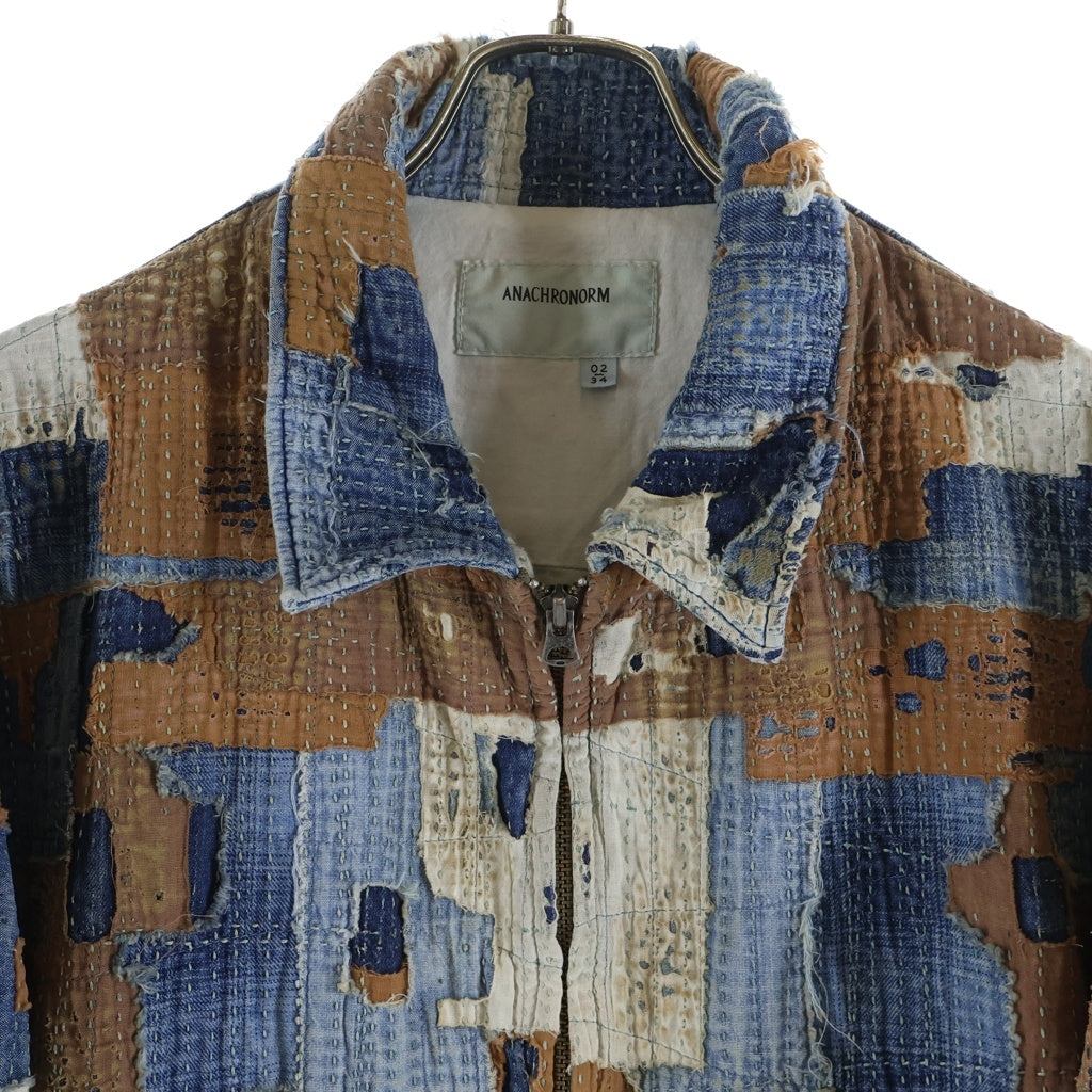 anachronorm(アナクローム) SASHIKO PATCHED JACKET 刺し子パッチド