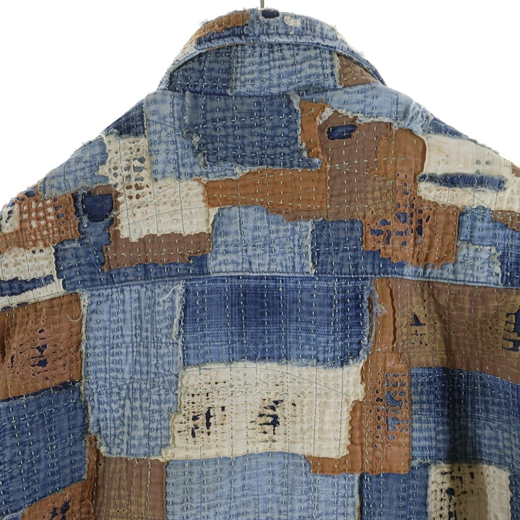 anachronorm(アナクローム) SASHIKO PATCHED JACKET 刺し子パッチドジャケット AN405