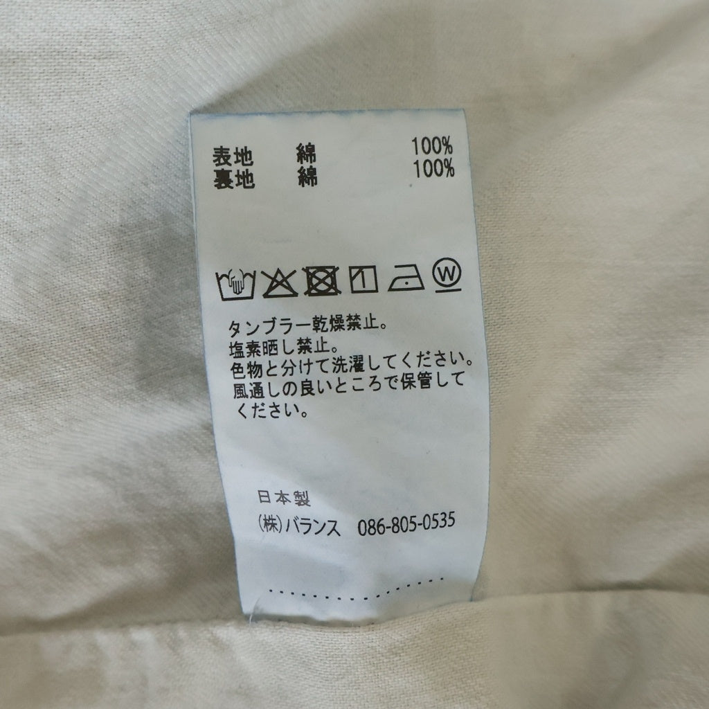 anachronorm(アナクローム) SASHIKO PATCHED JACKET 刺し子パッチドジャケット AN405