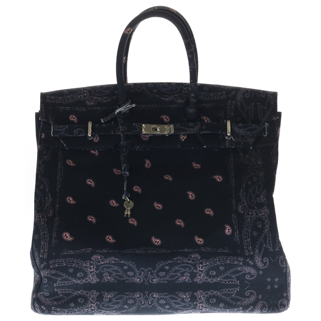 THE WORLD IS YOURS(ザ ワールド イズ ユアーズ) PAISLEY TRAVEL BAG 40 ペイズリートラベルバッグ トートバッグ ペイズリー柄 ブラック レディース