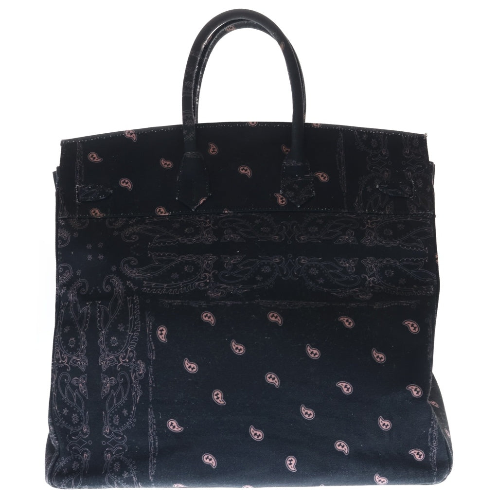THE WORLD IS YOURS(ザ ワールド イズ ユアーズ) PAISLEY TRAVEL BAG 40 ペイズリートラベルバッグ トートバッグ ペイズリー柄 ブラック レディース