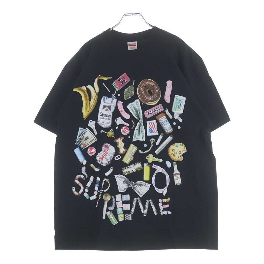 SUPREME(シュプリーム) 23SS Trash Tee トラッシュ クルーネック半袖Tシャツ カットソー ブラック