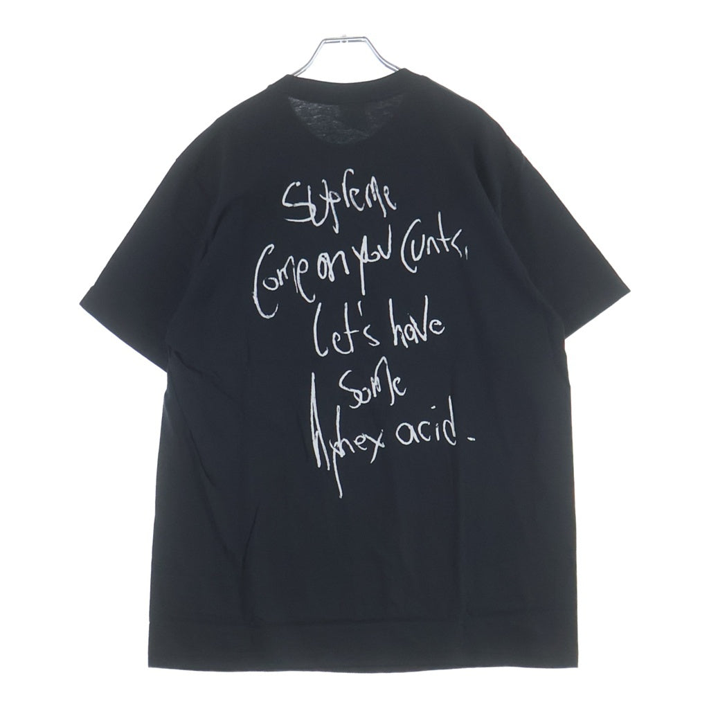 SUPREME(シュプリーム) 25SS Aphex Twin Windowlicker Tee エイフェックス ツイン ウィンドウリッカー クルーネック 半袖Tシャツ カットソー ブラック