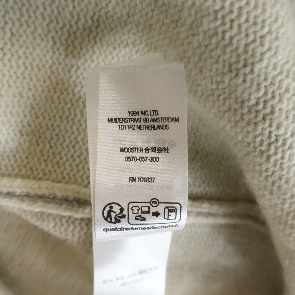 SUPREME(シュプリーム) 23AW Blurred Logo Sweater ブラード ロゴ クルーネックニットセーター ブラック/ホワイト