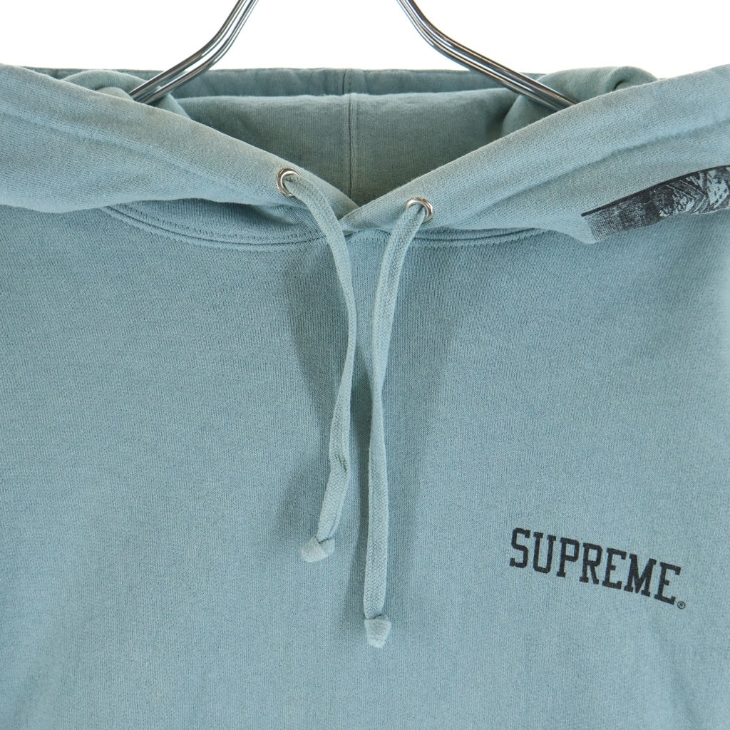 SUPREME(シュプリーム) 17SS M.C. Escher Hooded Sweatshirt マウリッツエッシャー アート総柄プリント プルオーバースウェットパーカー フーディー ブルー