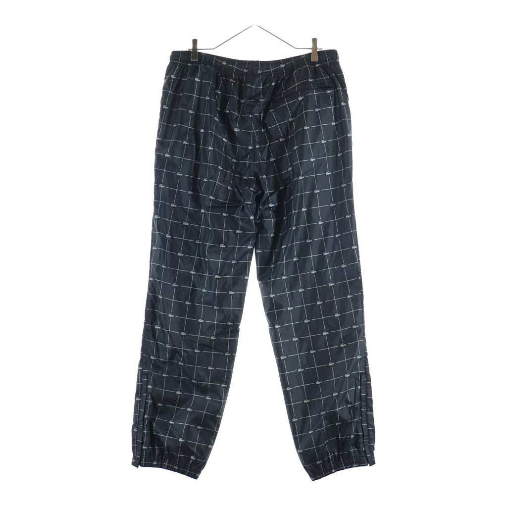 SUPREME(シュプリーム) 18SS ×LACOSTE L!VE Reflective Grid Nylon Track Pant ラコステ リフレクティブグリッド トラックパンツ ブラック