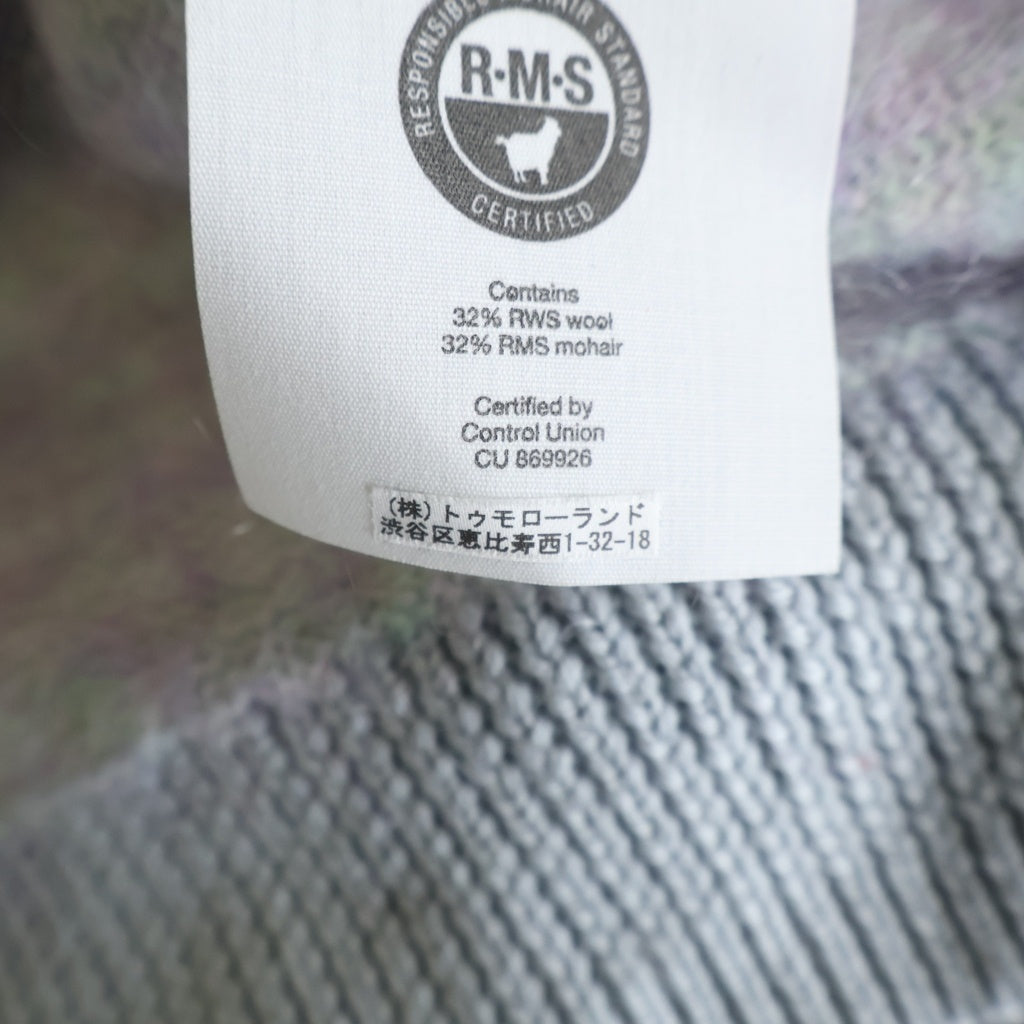 Acne Studios(アクネ ストゥディオズ) 21AW ウールモヘヤカーディガン ブルー FN-WN-KNIT000515 レディース
