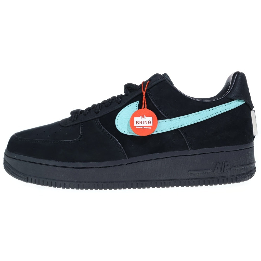 NIKE(ナイキ) ×TIFFANY&CO AIR FORCE 1 LOW 1837 ティファニー エアフォース1 ローカットスニーカー ブラック US10.5/28.5cm DZ1382-001