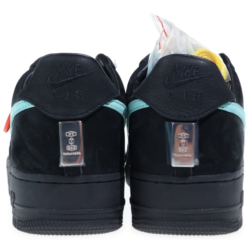 NIKE(ナイキ) ×TIFFANY&CO AIR FORCE 1 LOW 1837 ティファニー エアフォース1 ローカットスニーカー ブラック US10.5/28.5cm DZ1382-001