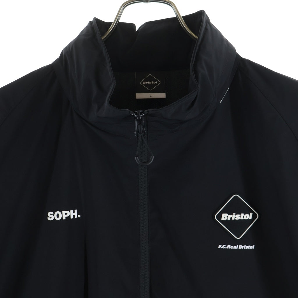F.C.R.B./F.C.Real Bristol/FCRB(エフシーアールビー/エフシーレアルブリストル) 23 FLIGHT SUITIT JACKET トゥエンティスリー フライトスーツ ジャケット ナイロンジャケット ブラック FCRB-222132