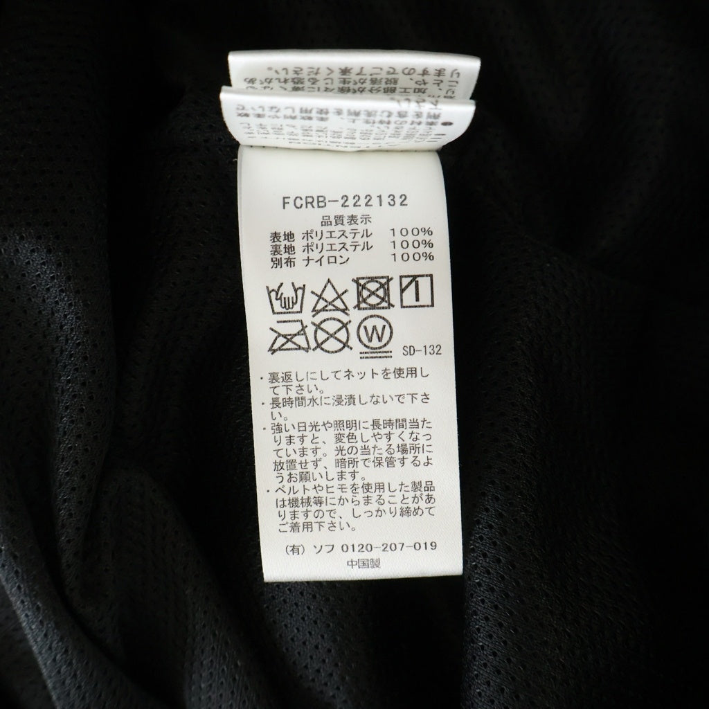 F.C.R.B./F.C.Real Bristol/FCRB(エフシーアールビー/エフシーレアルブリストル) 23 FLIGHT SUITIT JACKET トゥエンティスリー フライトスーツ ジャケット ナイロンジャケット ブラック FCRB-222132
