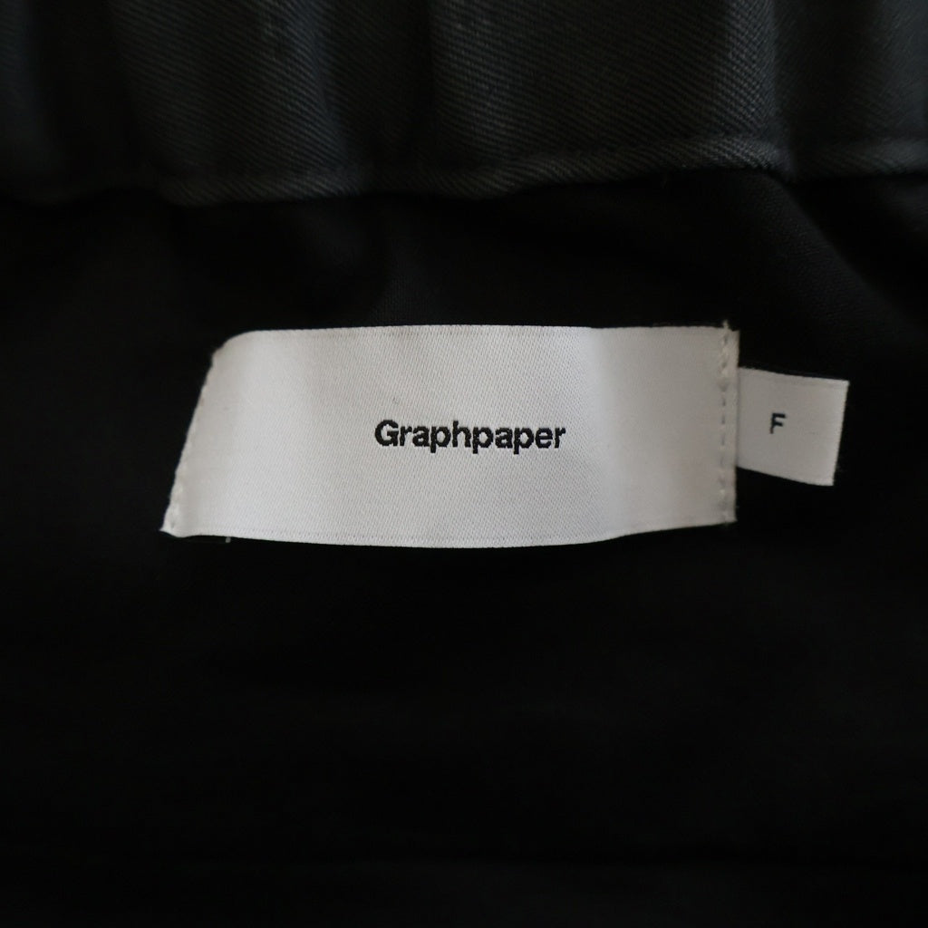 Graphpaper(グラフペーパー) Scale Off Wool Chef Pants グラフペーパー スケール オブ ウール シェフパンツ グレー GM223-40053B