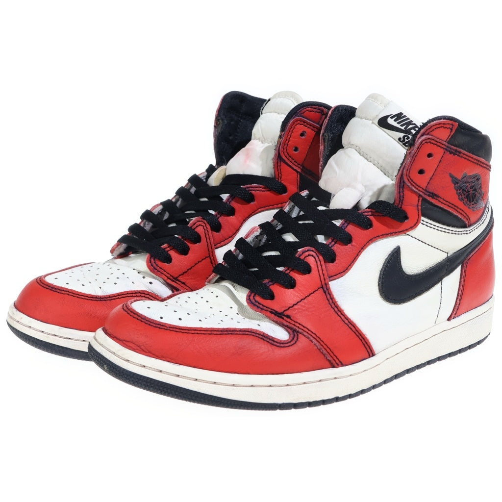 NIKE(ナイキ) SB AIR JORDAN 1 RETRO HIGH OG LA TO CHICAGO エアジョーダン1 レトロ ハイカットスニーカー レッド/ホワイト US10.5/28.5cm CD6578-507