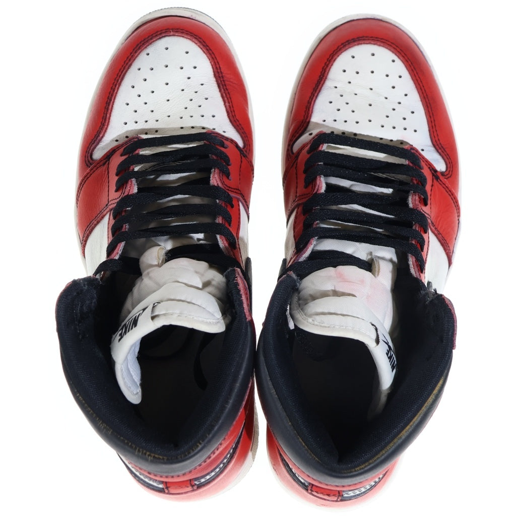 NIKE(ナイキ) SB AIR JORDAN 1 RETRO HIGH OG LA TO CHICAGO エアジョーダン1 レトロ ハイカットスニーカー レッド/ホワイト US10.5/28.5cm CD6578-507