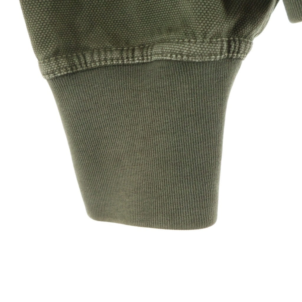 STONE ISLAND(ストーンアイランド) ORGANIC COTTON FLEECE オーガニックコットンフリース コンパスロゴパッチ ジップアップパーカー フーディー グリーン K2S156100017