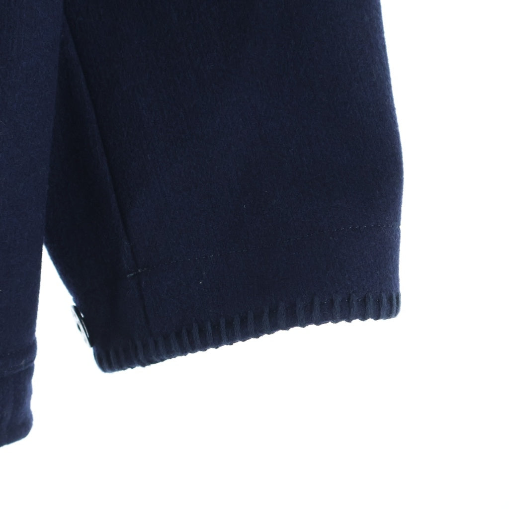 STONE ISLAND(ストーンアイランド) 23AW PANNO SPECIALE パンノ スペチアーレ コンパスロゴパッチ ウール ダッフルコート ネイビー 791542930