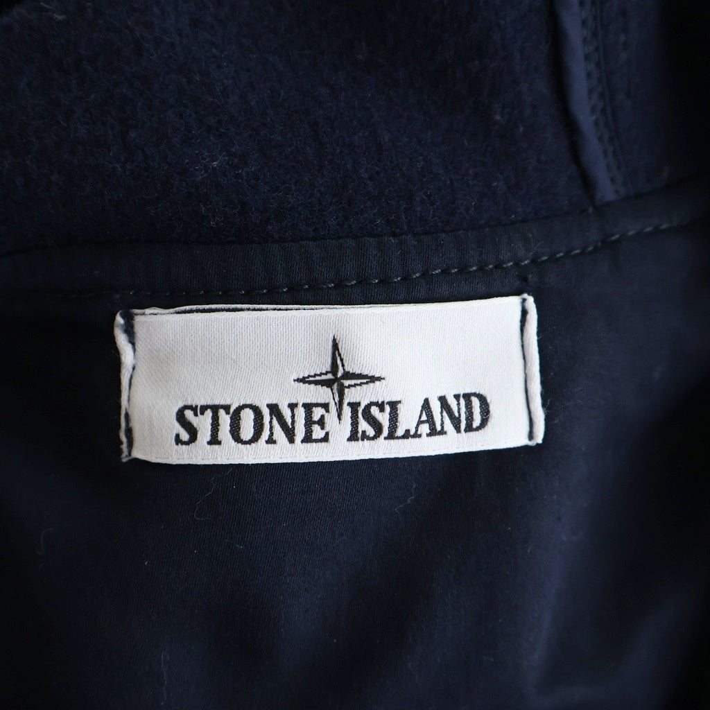 STONE ISLAND(ストーンアイランド) 23AW PANNO SPECIALE パンノ スペチアーレ コンパスロゴパッチ ウール ダッフルコート ネイビー 791542930