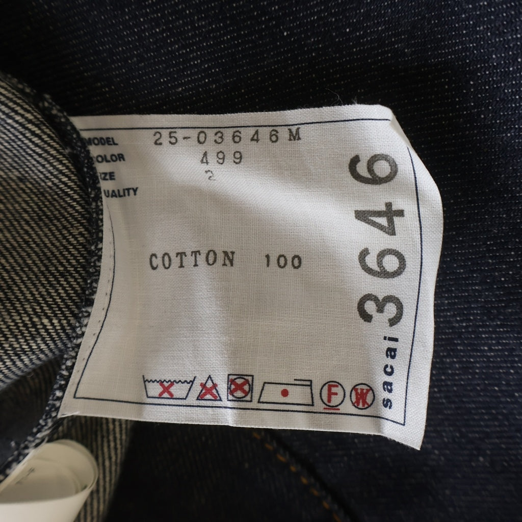 Sacai(サカイ) 25SS DENIM HOODIE フーデット デニムジャケット