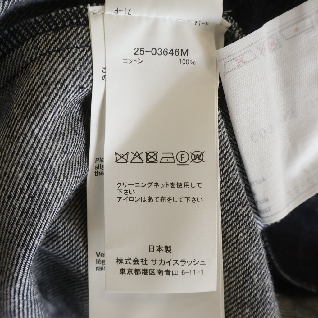 Sacai(サカイ) 25SS DENIM HOODIE フーデット デニムジャケット インディゴ 25-03646M