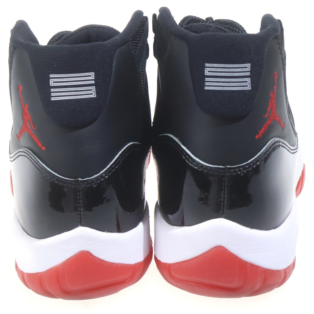 NIKE(ナイキ) AIR JORDAN 11 RETRO BRED エアジョーダン11 レトロ ブレッド ハイカットスニーカー ブラック/レッド US9.5/27.5cm 378037-061