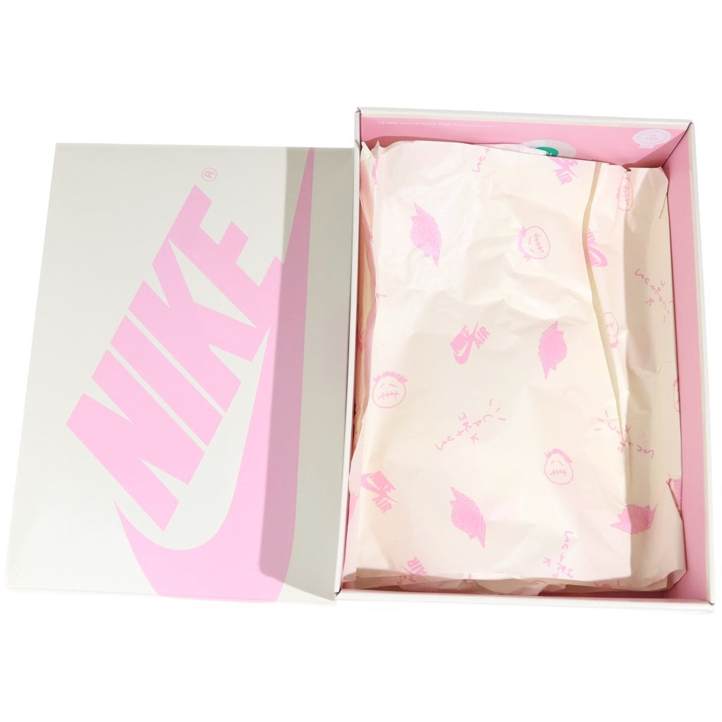 NIKE(ナイキ) ×TRAVIS SCOTT AIR JORDAN 1 RETRO LOW OG SP トラヴィススコット エアジョーダン1 レトロ ロウカットスニーカー ピンク/ホワイト US10/28cm IQ7604-101